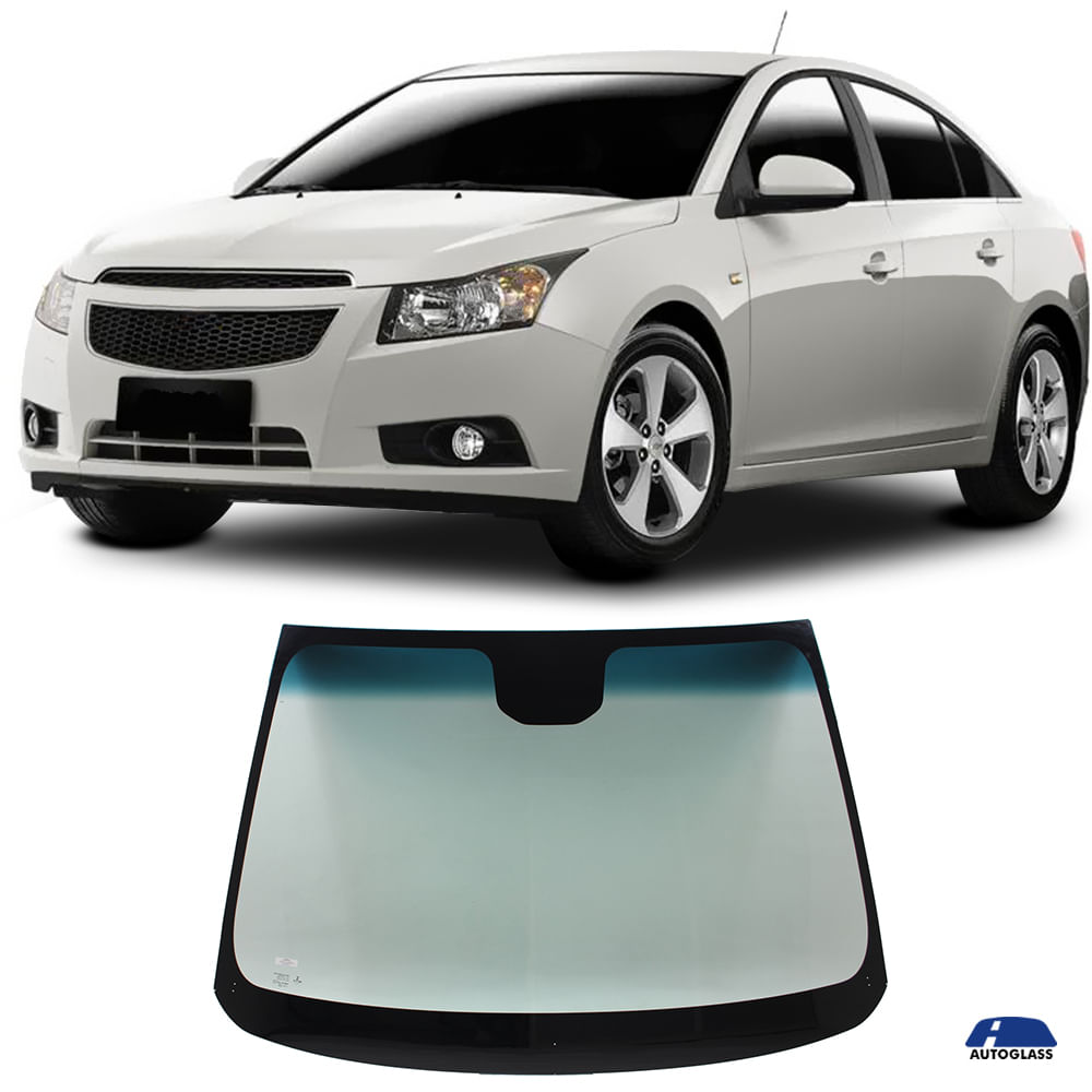 Parabrisa Chevrolet Cruze 2012 a 2016 Verde Faixa Azul Saint Gobain ...