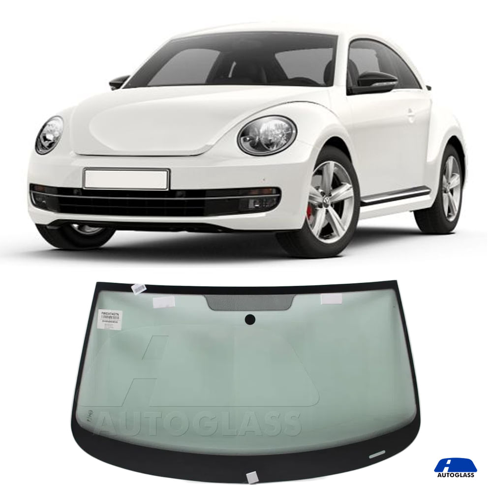 Parabrisa Volkswagen Fusca 2013 a 2016 Verde Sem Faixa Vitro - 753049 ...