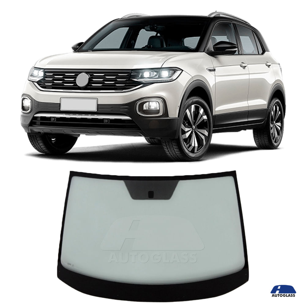 Parabrisa Volkswagen T-Cross 2020 a 2024 Vidro Sem Faixa - Autoglass