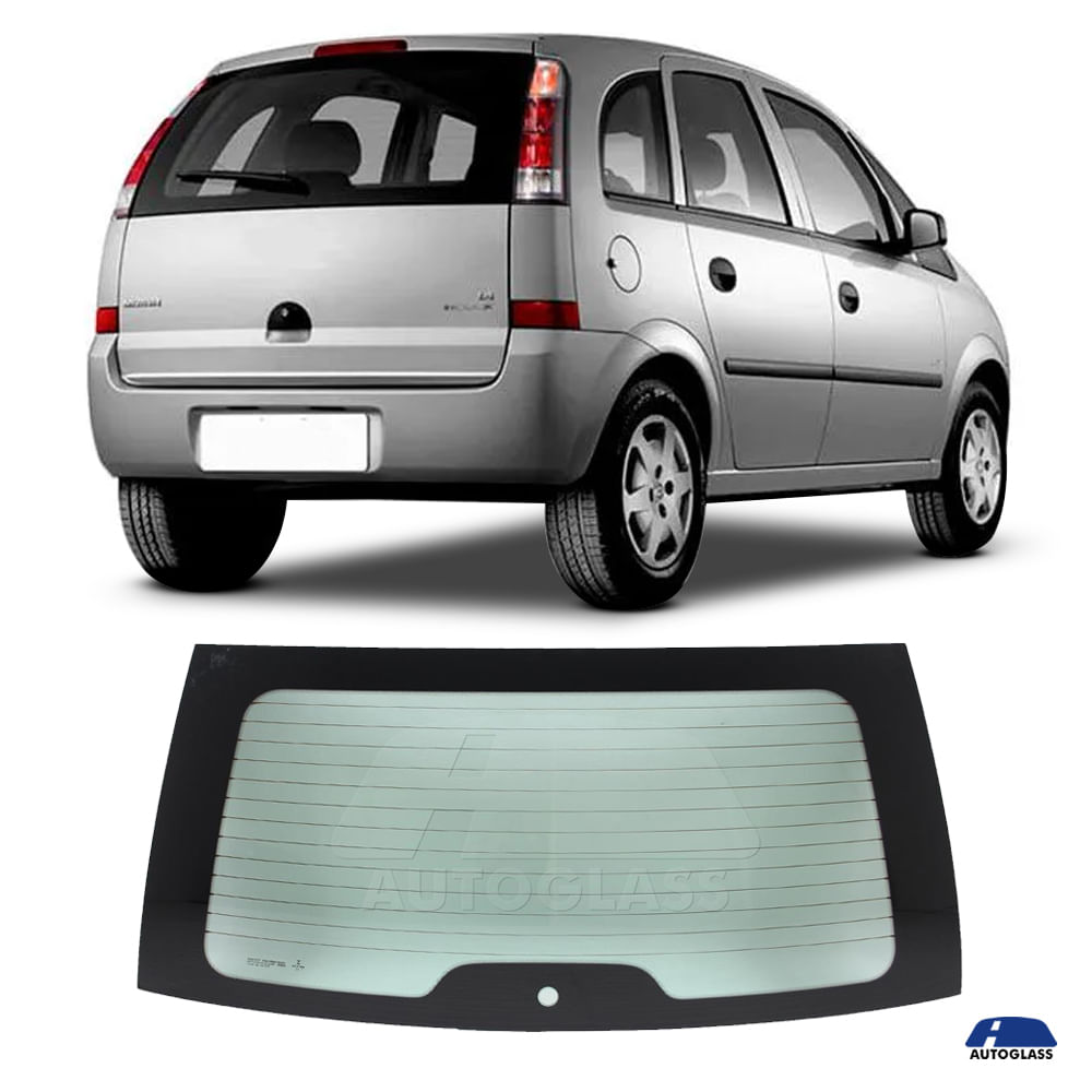 Vidro Traseiro Vigia Chevrolet Meriva 2003 a 2012 Verde - Autoglass