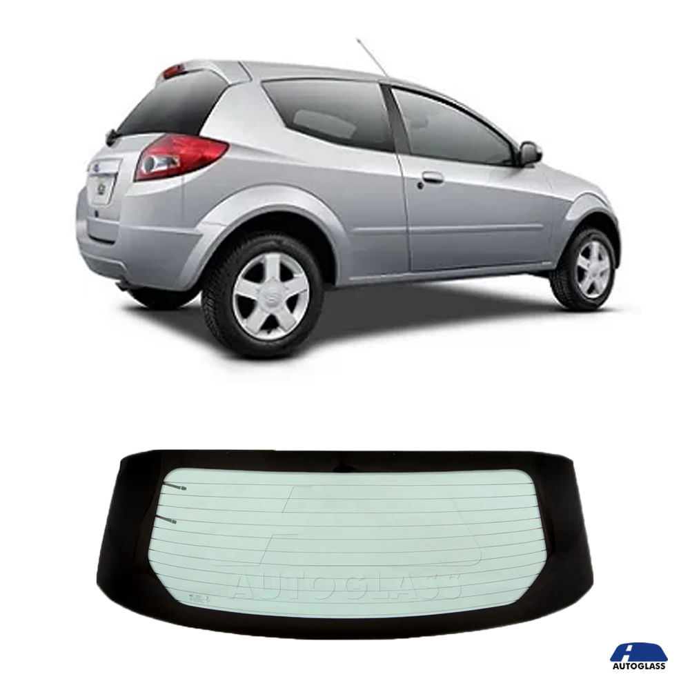 Vidro Traseiro Vigia Ford Ka 2008 a 2013 Verde Plus Saint Gobain ...