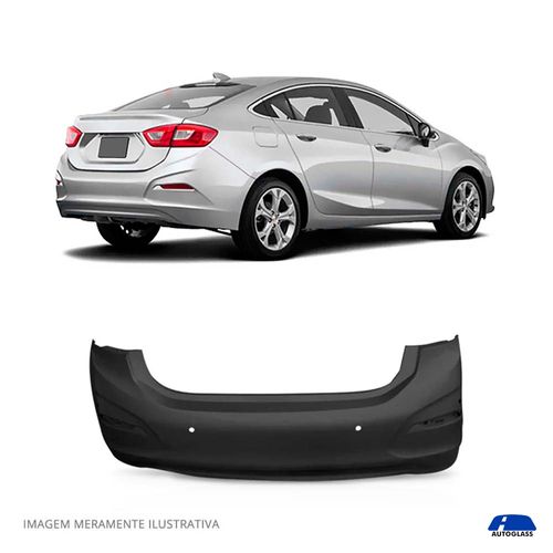 Parachoque Traseiro GM Cruze 2017 a 2023 - Autoglass