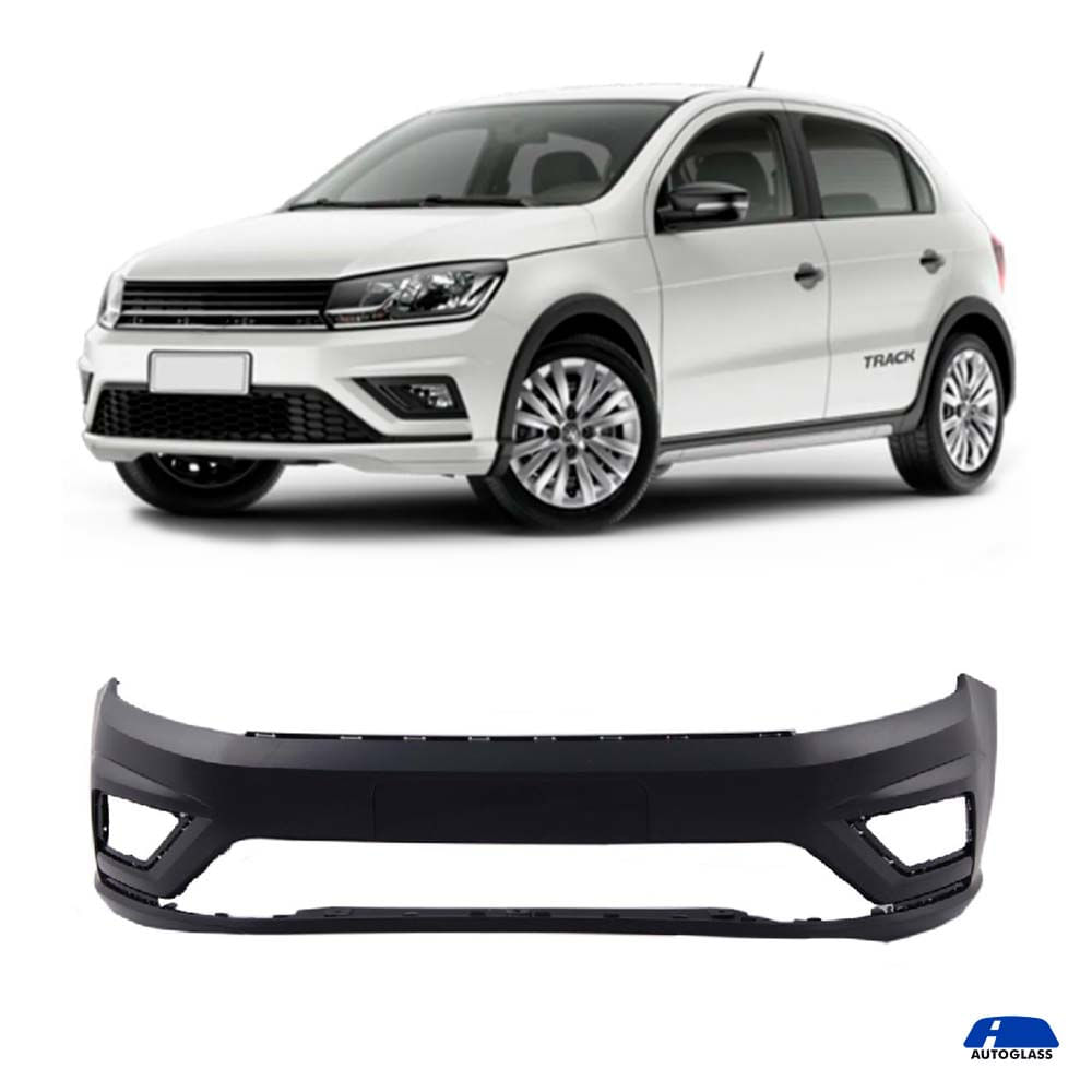Parachoque Dianteiro Volkswagen Gol G7 2017 a 2018 Preto - Autoglass