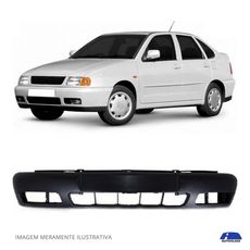 Parachoque-Dianteiro-Polo-96-a-2002-Preto-Liso-Parcial-Sem-Furos-Lumax---758218