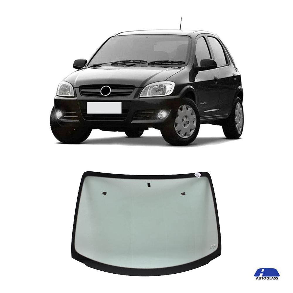 Parabrisa Celta 2001 a 2012 Verde Sem Faixa Saint Gobain - 89762 ...