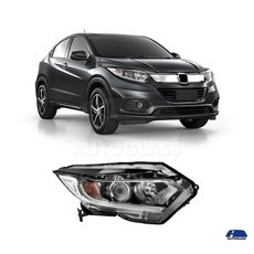 Farol-Principal-Honda-HRV-Direito-Passageiro-2019-a-2023-Mascara-Negra-Genuino---1924449