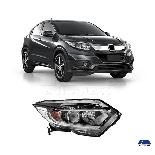Farol-Principal-Honda-HRV-Direito-Passageiro-2019-a-2023-Mascara-Negra-Genuino---1924449