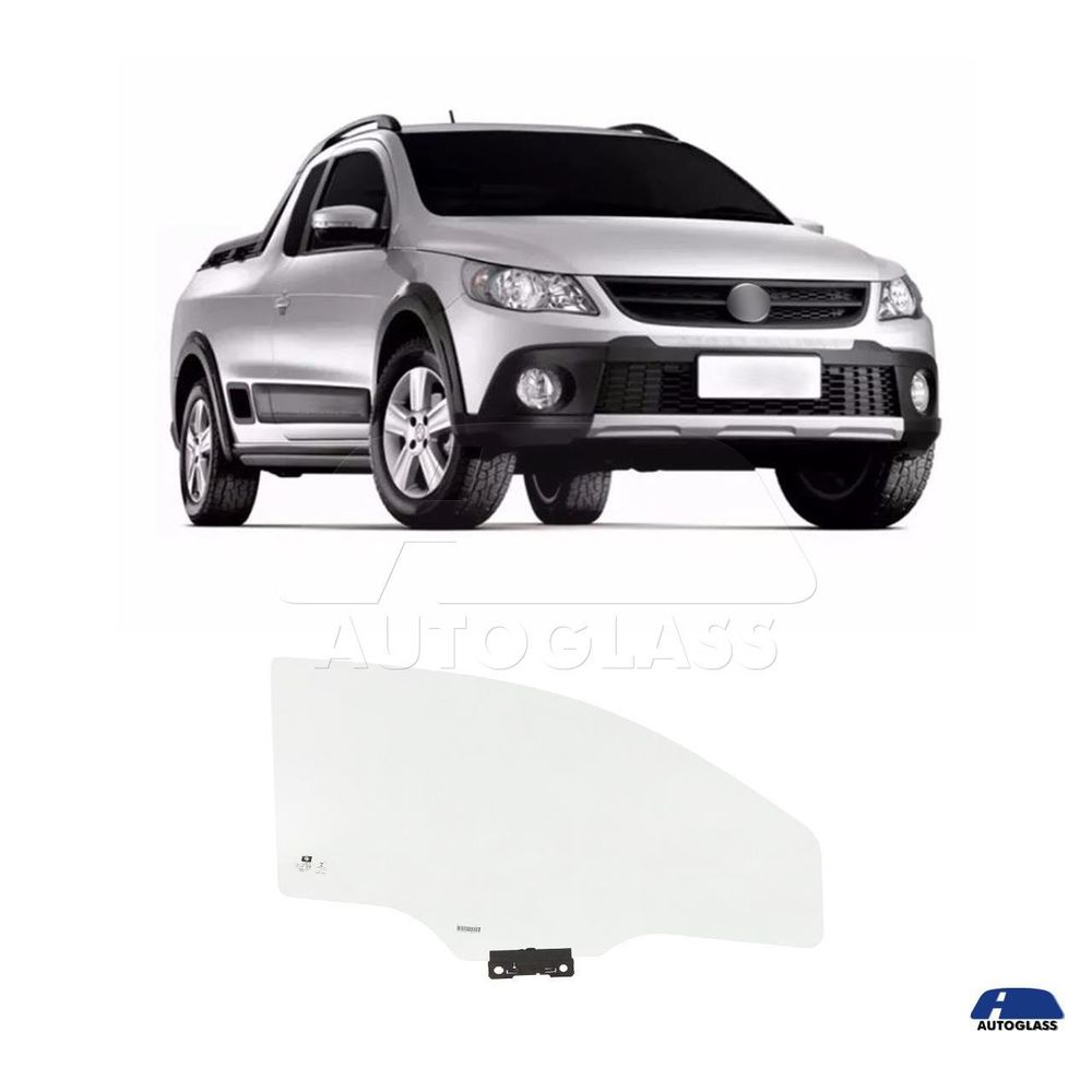 Vidro Porta Saveiro 2010 a 2024 Direito Passageiro cabine Dupla cabine ...