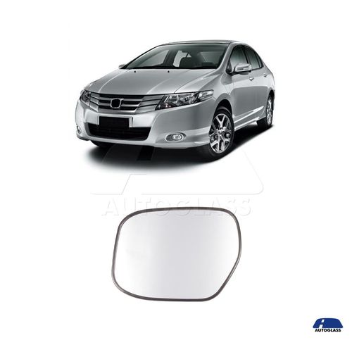 Lente-Retrovisor-Honda-City-2010-a-2014-Esquerdo-Motorista-Com-Suporte-Metagal-Qxp---2113009