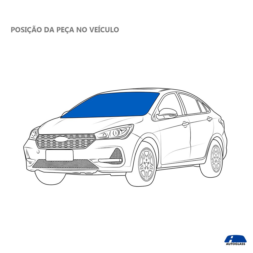 Parabrisa Chery Arrizo 5 2019 A 2021 Verde Sem Faixa Fanavid - 2091199 