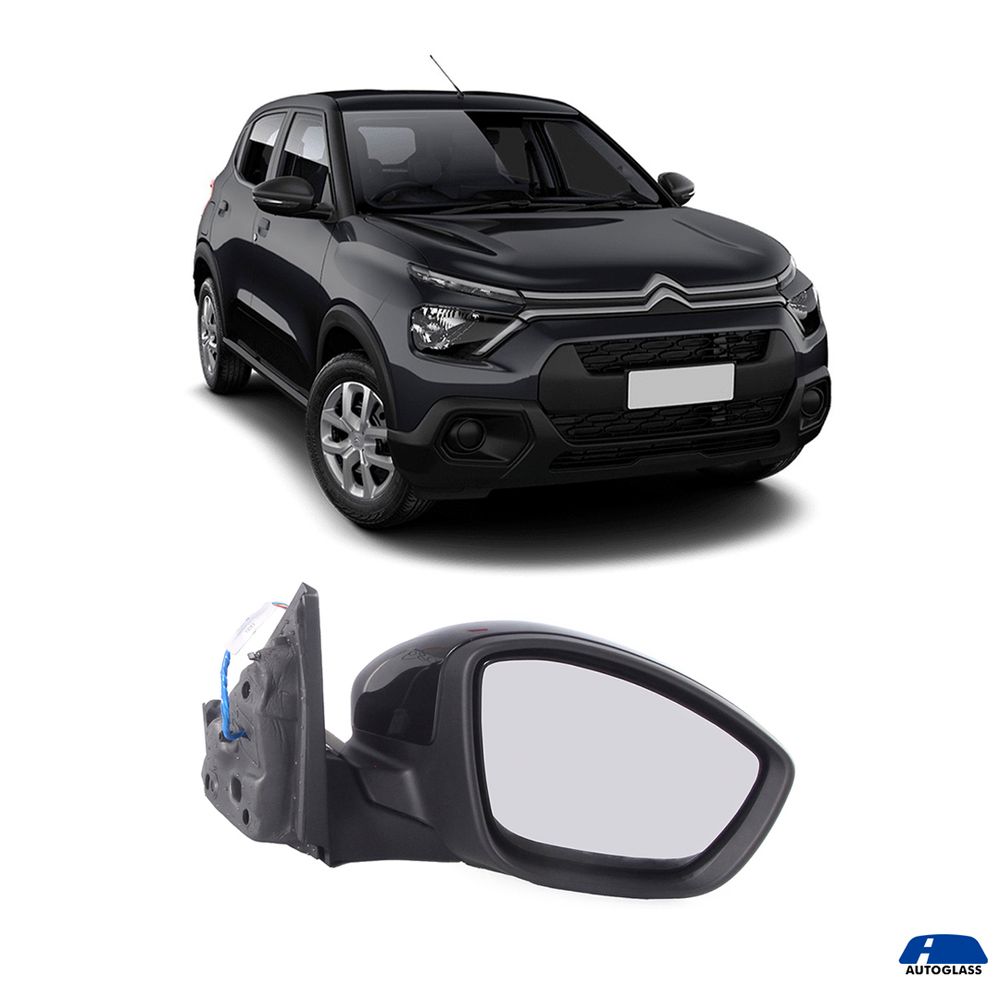 Retrovisor Externo Citroen C3 2023 a 2024 Direito Passageiro Eletrico ...
