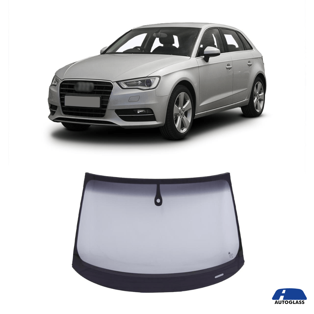 Parabrisa Audi A3 e S3 2013 a 2024 Cor Verde Faixa Cinza - SG - Autoglass