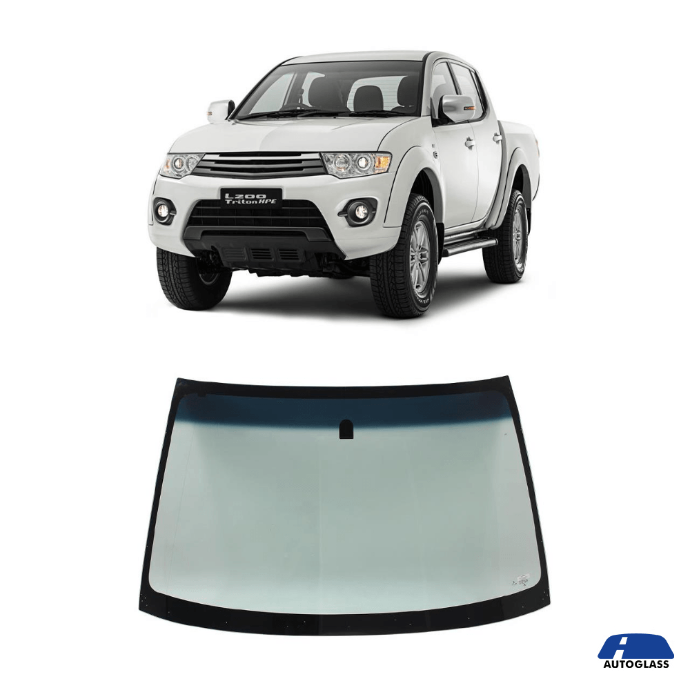Parabrisa Mitsubishi L200 Triton 2008 a 2017 Verde Faixa Azul ...