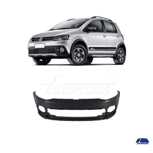 Parachoque-Dianteiro-VW-Crossfox-2010-a-2014-5-Portas-Preto-Liso-Com-Furos-Dts---2604669