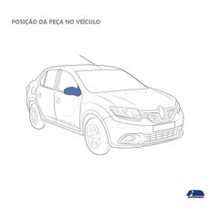 Retrovisor-Direito-Renault-Logan-2014-a-2025-Externo-Manual-Preto-Liso-Metagal-Qxp---2699249