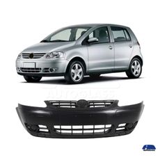 Parachoque-Dianteiro-VW-Fox-2004-a-2010-Preto-Liso-Parcial-Sem-Furos-Tyg---2667029