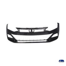Parachoque-Dianteiro-VW-Polo-2018-a-2022-Preto-Liso-Com-Furos-Plastiron---2793499